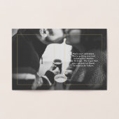 Save the Date geklappt Folienkarte (Innenseite)