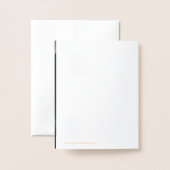 Save the Date geklappt Folienkarte (Rückseite mit Umschlag)