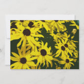 Save the Date, gelbe Blume Save The Date (Rückseite)