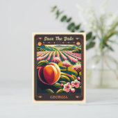 Save The Date | Georgien Einladung Postkarte (Stehend Vorderseite)