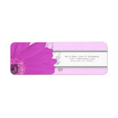 Save the Date Gerber Daisy Musical Notes and Heart (Vorne)