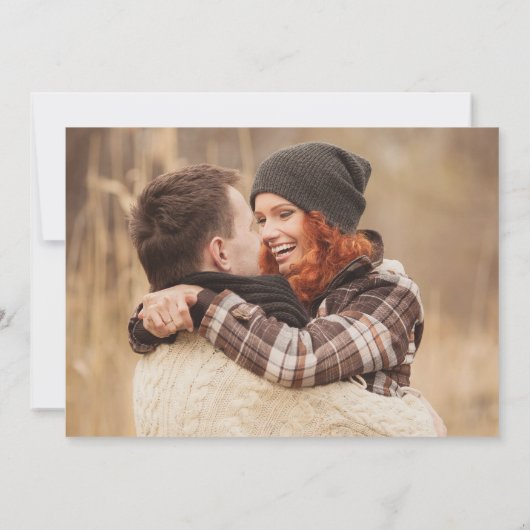 Save the Date geschrieben (Rückseite)