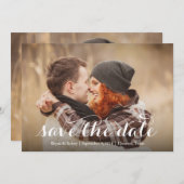 Save the Date geschrieben (Vorne/Hinten)