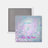 Save the Date Gesenkschmetterlinge Magnet (Vorderseite/Rückseite)