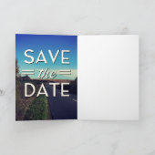Save the Date gewellte Straße (Innenseite)
