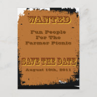 Save the Date gewollt Postkarte
