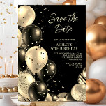 Save the Date glamouröser 50. Geburtstag Einladung<br><div class="desc">Erstellen Sie Ihre eigene Save the Date Glamour 50. Geburtstag Einladung! Personalisieren Sie dieses Design mit Ihrem eigenen Text. Sie können dieses Design weiter anpassen,  indem Sie auf Wunsch die Schaltfläche "Details bearbeiten" auswählen.</div>