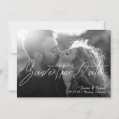 Save the Date glatte Stift-Anschlag-Mitteilung Einladung (Vorderseite)