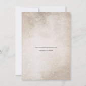 Save the Date glattes handgeschriebenes Einladung (Rückseite)