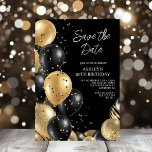 Save the Date Gold Black 50. Geburtstag Einladung<br><div class="desc">Erstellen Sie Ihre eigene Save the Date Gold Black 50. Geburtstag Einladung! Personalisieren Sie dieses Design mit Ihrem eigenen Text. Sie können dieses Design weiter anpassen,  indem Sie auf Wunsch die Schaltfläche "Details bearbeiten" auswählen.</div>