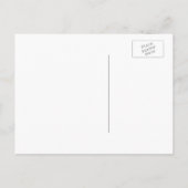 Save The Date | Gold Confetti Ankündigungspostkarte (Rückseite)