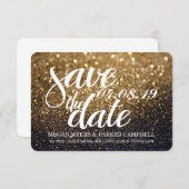 Save The Date | Gold Lite Nite Glitzer Fab II (Vorne/Hinten)