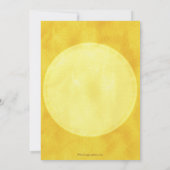 SAVE THE DATE Gold YinYang taucht Hochzeitskarte (Rückseite)