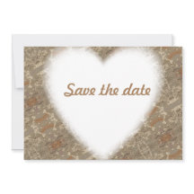 SAVE THE DATE GOLDEN PATTERN