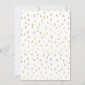 Save the Date Goldschrift (Rückseite)