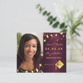 Save the Date Graduierungspartei (Stehend Vorderseite)