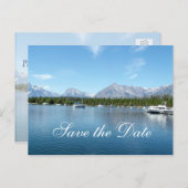 Save the Date, Grand Teton National Park. Ankündigungspostkarte (Vorne/Hinten)
