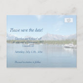 Save the Date, Grand Teton National Park. Ankündigungspostkarte (Rückseite)