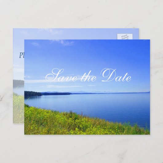 Save the Date, Grand Teton National Park. Ankündigungspostkarte (Vorne/Hinten)