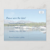 Save the Date, Grand Teton National Park. Ankündigungspostkarte (Rückseite)