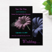 Save the Date Gray Lila Lila Gray Daisy (Schreibtisch)
