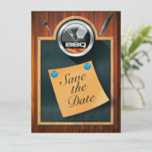 Save the Date GRILLEN (Stehend Vorderseite)