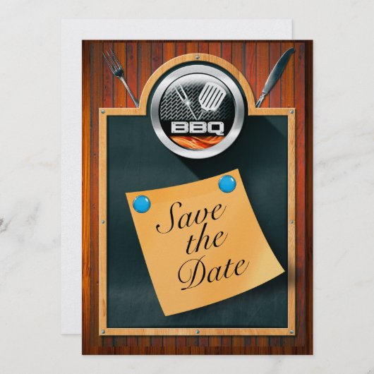 Save the Date GRILLEN (Vorne/Hinten)