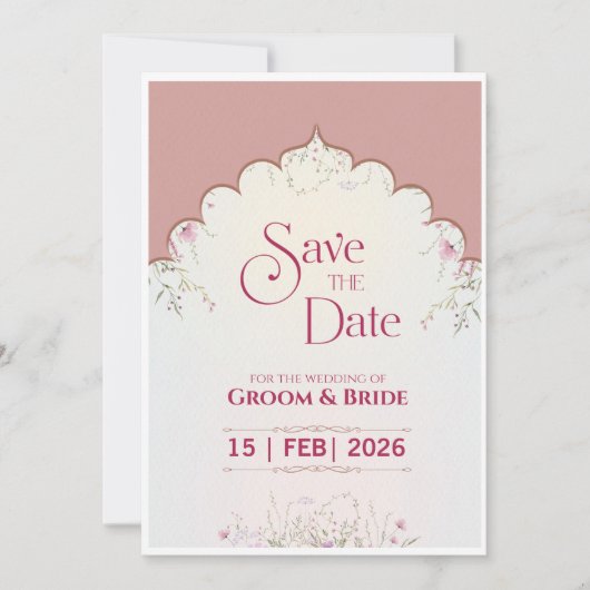 Save-the-Date-Grüße  Save The Date (Vorderseite)