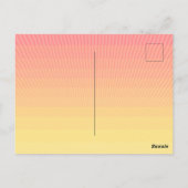 Save the Date Grüße von Socal Postkarte (Rückseite)