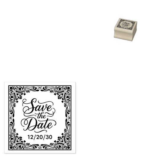 Save the Date Gummistempel (Stempel)