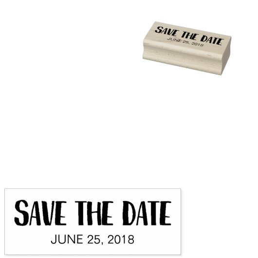 Save the Date Gummistempel (Stempel)