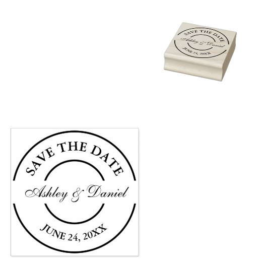 Save The Date Gummistempel (Stempel)