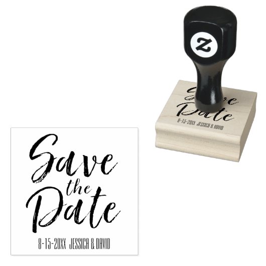 Save the Date Gummistempel (Stempel)
