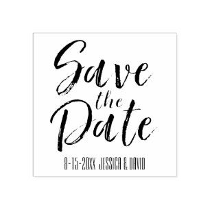 Save the Date Gummistempel