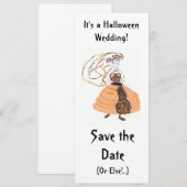 Save the Date/Halloween Hochzeit Date (Vorne/Hinten)
