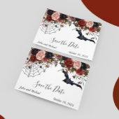 Save the Date Halloween Hochzeit im Herbst Waterco Mitteilungskarte