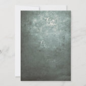 Save the Date Halloween Hochzeit - Mond, Friedhof (Rückseite)