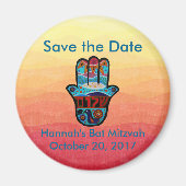 Save the Date Hamsa Magnet (Vorne)