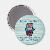 Save the Date Hamsa Magnet (Vorderseite/Rückseite)
