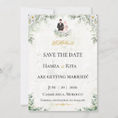 Save the Date | Hamza & Rita Einladung (Vorderseite)