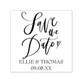 Save the Date Hand Script Heart Permastempel (Design)