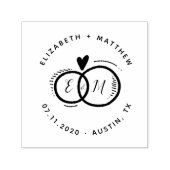 Save the Date handgeschriebene Hochzeitskautschuk- Permastempel (Design)