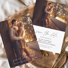 Save the Date handgeschriebenes Hochzeitsszenario