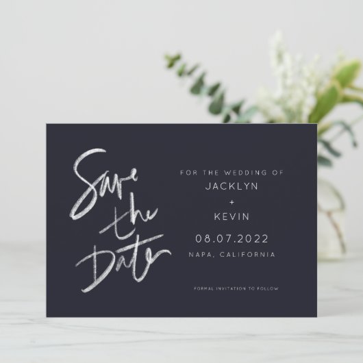 Save the Date handschriftlich (Stehend Vorderseite)