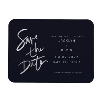 Save the Date handschriftlich Magnet