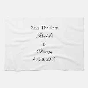 Save The Date Handtuch