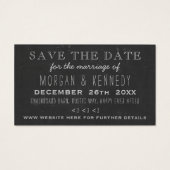 Save the Date Haushaltskarten Hochzeitkarten (Rückseite)