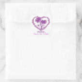 Save the Date Hawaii Quadratischer Aufkleber (Tasche)