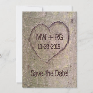 Save the Date, Herz in Tree verkündet Date