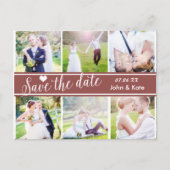 SAVE THE DATE Hochzeit 6 FOTO Ankündigung (Vorderseite)
